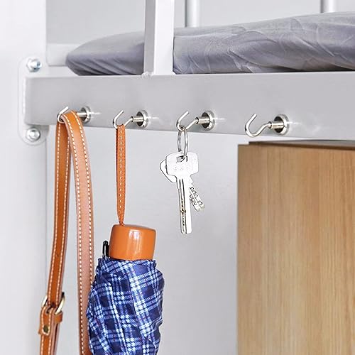 Vista 40 de DIYMAG Ganchos magnéticos negros, imán fuerte resistente de 85 libras con gancho, imanes de neodimio de tierras raras para colgar, colgador