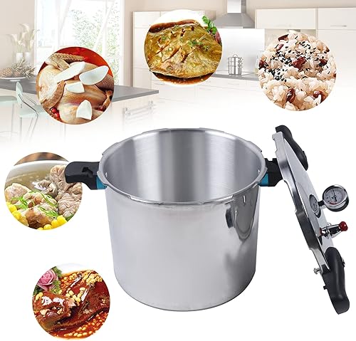 Miniatura 9 de Aleación de aluminio de la estufa de la olla a presión 22L 32CM 90kpa w/Gauge para estufa de gas Highland/Apartamento Living