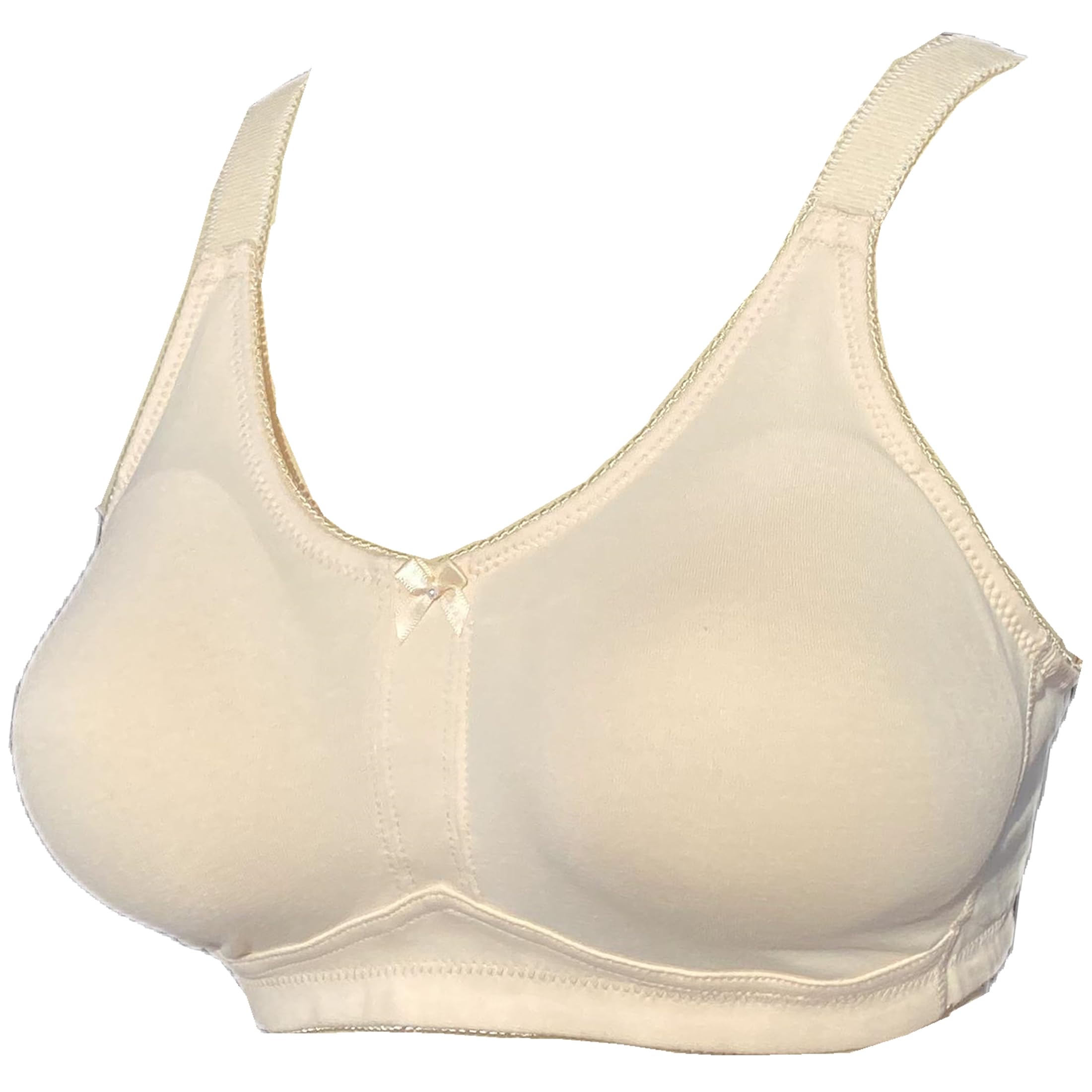 BIMEI Reggiseno per mastectomia con tasche per protesi mammaria senza ferretto reggiseno per tutti i giorni taglie forti - F22
