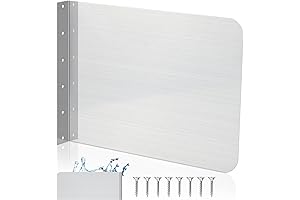 Impressive Amylove Stainless Steel Splash Guard For Enhanced Kitchen Hygiene