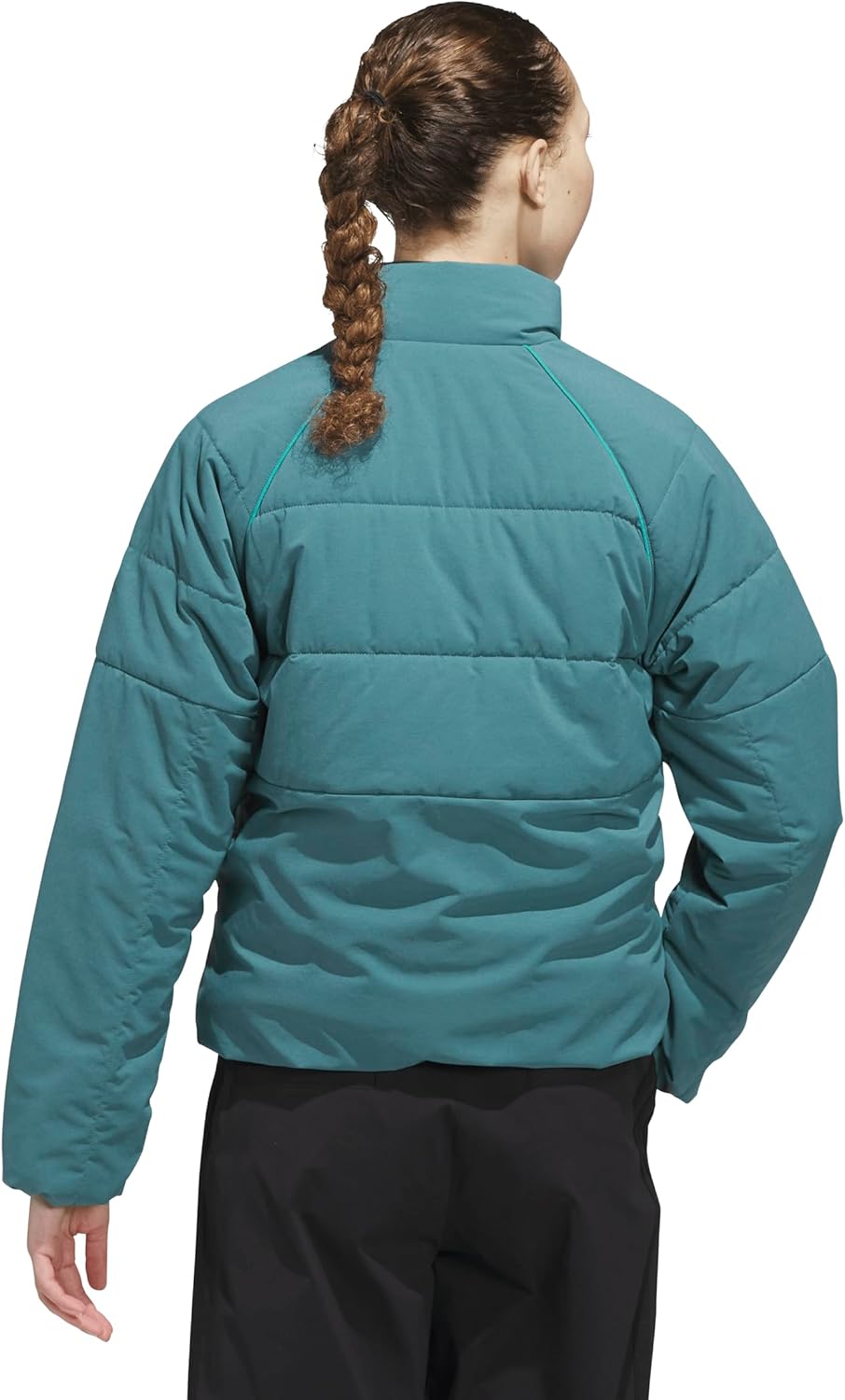 adidas womens Beyond Twistweave Quarter-zip Jacket - Image 4