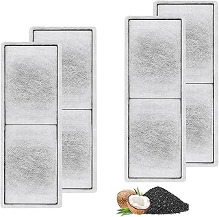4 Pack Replacement Carbon D Filter Cartridges for Imagitarium Aquarium Fish Tank Filter 8.66 in. x 2.95 in, Aquarium Coconut Carbon Cartridge Filter Compatible with Imagitarium Aquariums and Filters