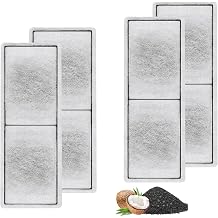 4 Pack Replacement Carbon D Filter Cartridges for Imagitarium Aquarium Fish Tank Filter 8.66 in. x 2.95 in, Aquarium Coconut Carbon Cartridge Filter Compatible with Imagitarium Aquariums and Filters