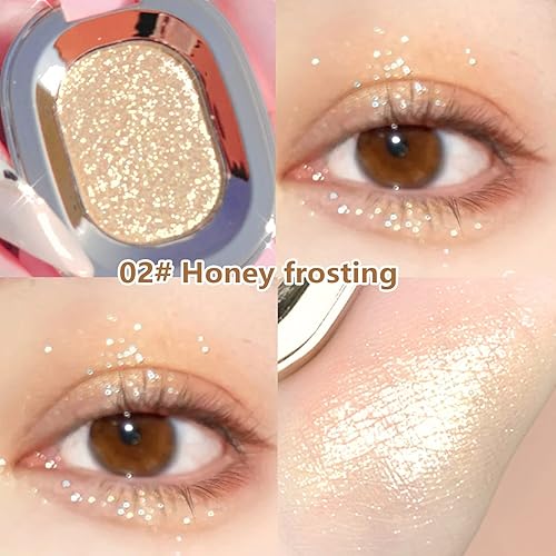 Miniatura 5 de Girl Nudes Sombra de ojos monocromática Brillo fino Pearl Mattes Polarizado Daily Fairy Highlight Paletas de sombras de ojos brillo coreano