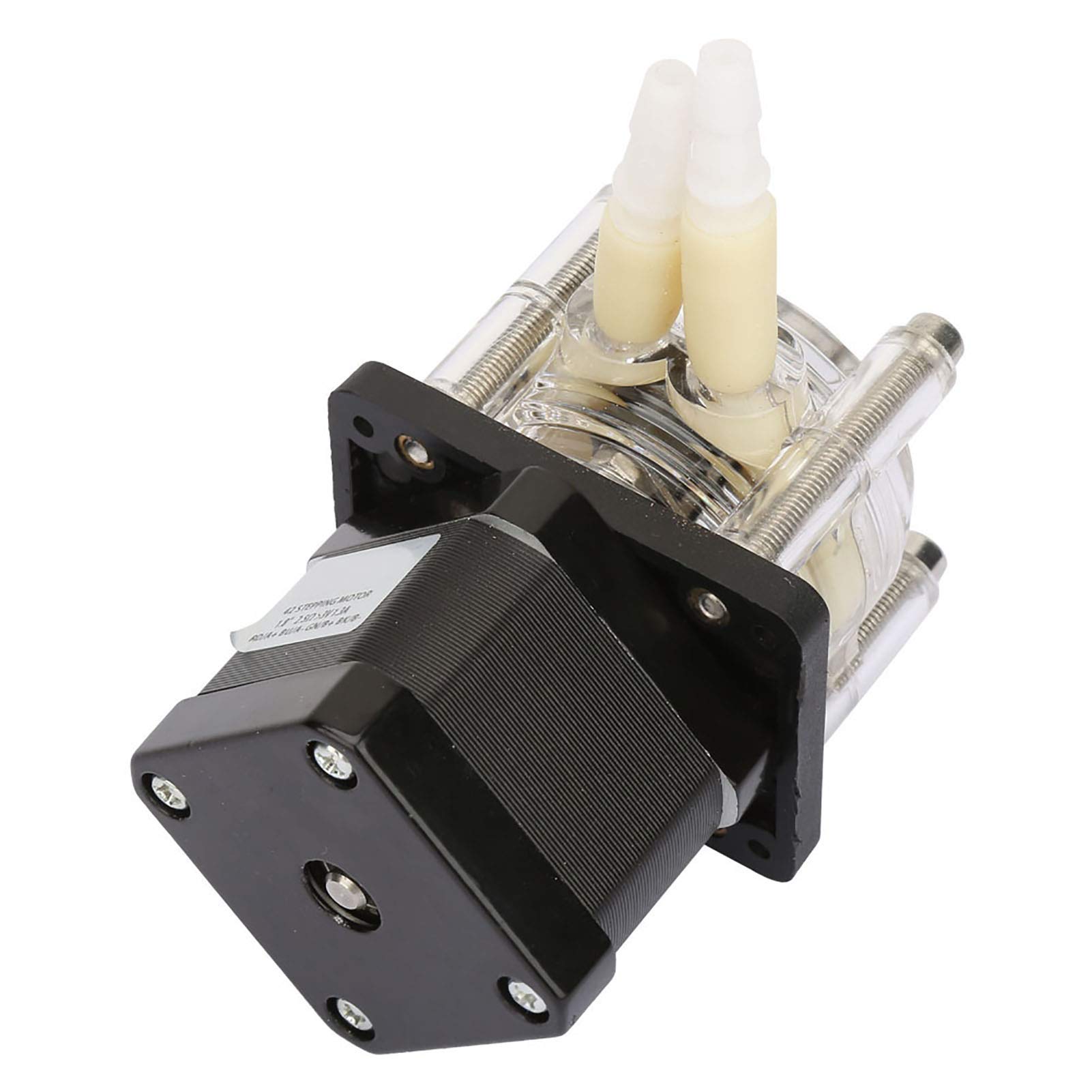 Pompa Peristaltica Ad Alto Flusso, Pompa Autoadescante a Vuoto con Guscio in PC da 6 a 30 V, Flusso Reversibile, da 0 a 400 Ml Al Min, Coperchio del Tubo a Sgancio Rapido per Il Dosaggio