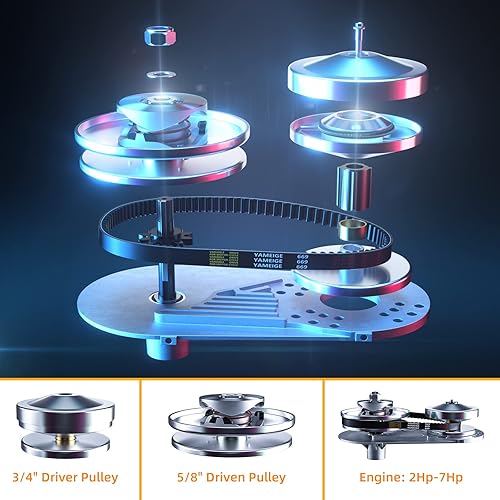 Miniatura 5 de Kit convertidor de par 212CC Go Kart serie 30 6.5 HP Mini Bike Comet Set de embrague 3/4 pulgada 10T #40/41/420 Cadena Pulea de destornillador