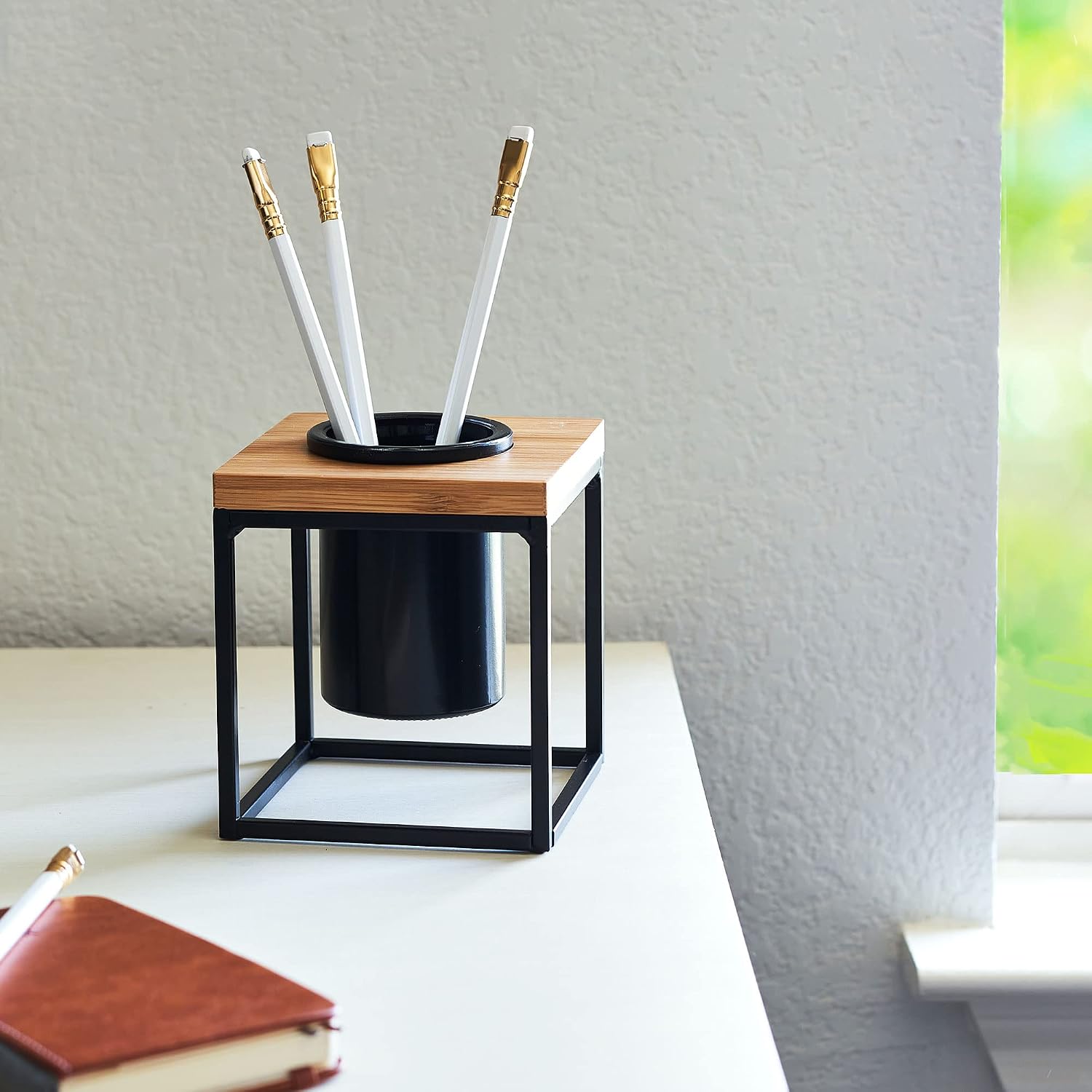 Couronne Co. Classic Pablo Cube, M260-201-00, 5 Inch Tall, Clear, 1 Piece (1, Black)
