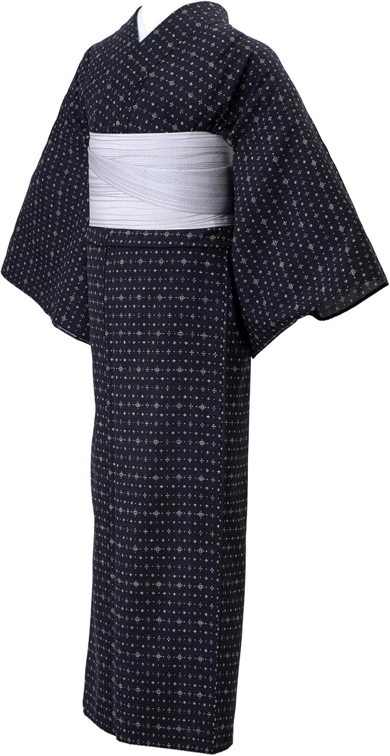 新品 やまと誂製 着物 正絹 仕付け糸付“もう一つの世界が顔を