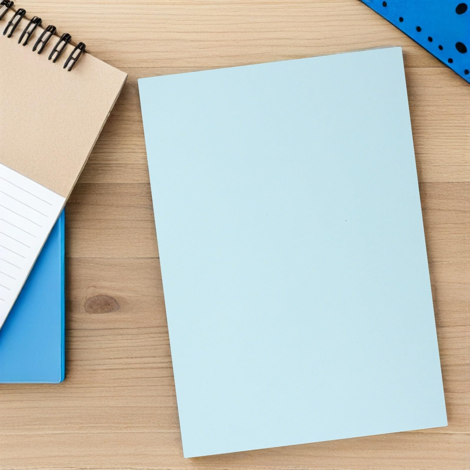 BESTonZON Carta per Fotocopie A4 70 G/M² Colore Azzurro Chiaro 200 Fogli Carta da Stampa Fronte-Retro Multiuso per Ufficio e Origami Compatibile Stampanti Laser e Inkjet per Progetti