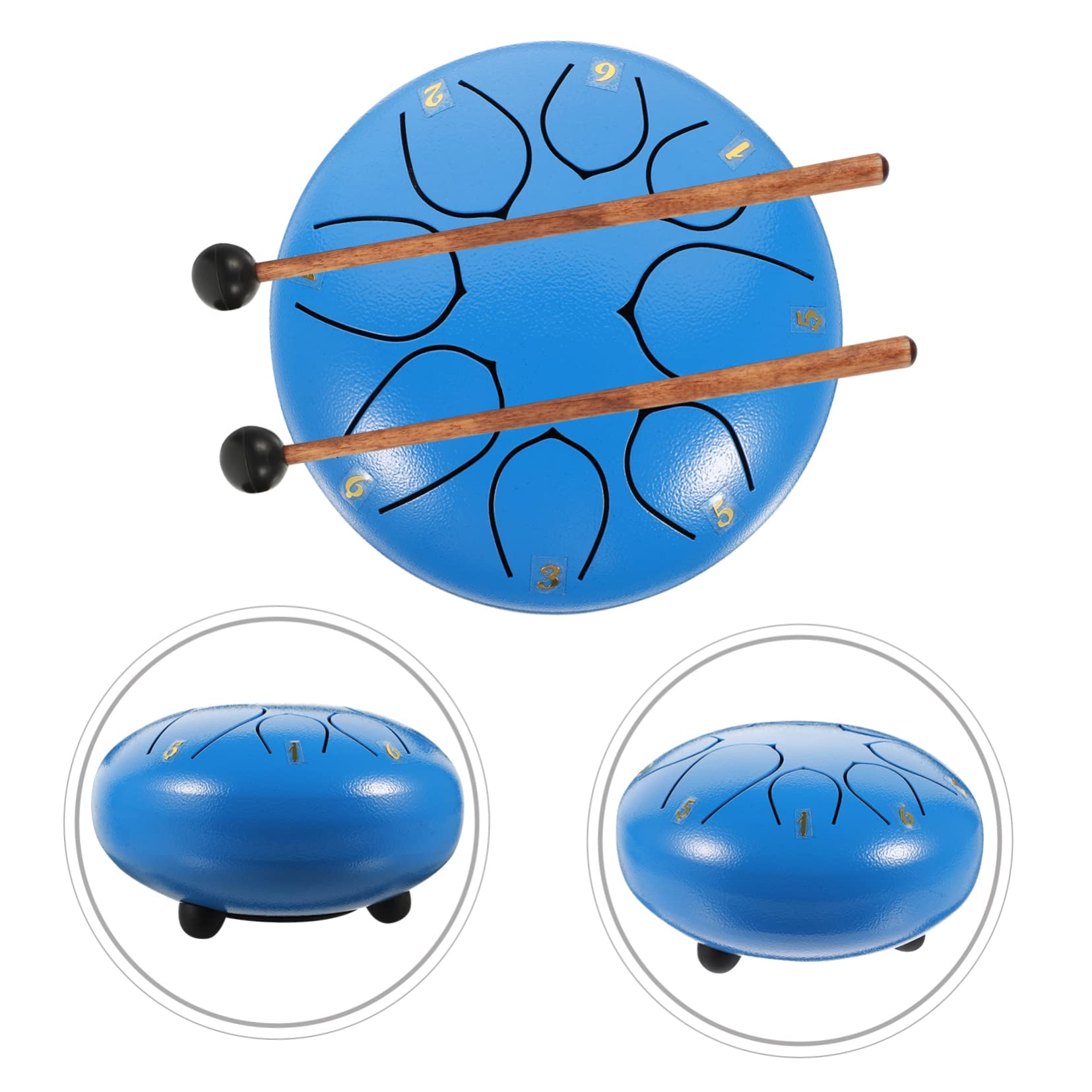 TOYANDONA Instrumento de Percusión de Lengüeta de Mano Etéreo para Yoga de Instrumentos Musicales de Lengüeta para Principiantes