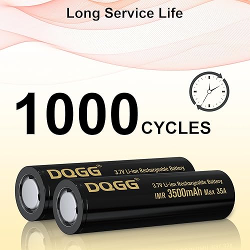 Miniatura 6 de Batería recargable 18650 3.7v baterías de iones de litio 3500mah de alta capacidad de larga duración para linterna, faro y control remoto