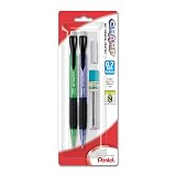 Pentel Champ Mechanical Pencil with Lead and 2 Erasers, (0.7mm), Assorted Barrels, Barrel Color May Vary, 2 Pack (AL17LEBP2) – view 5