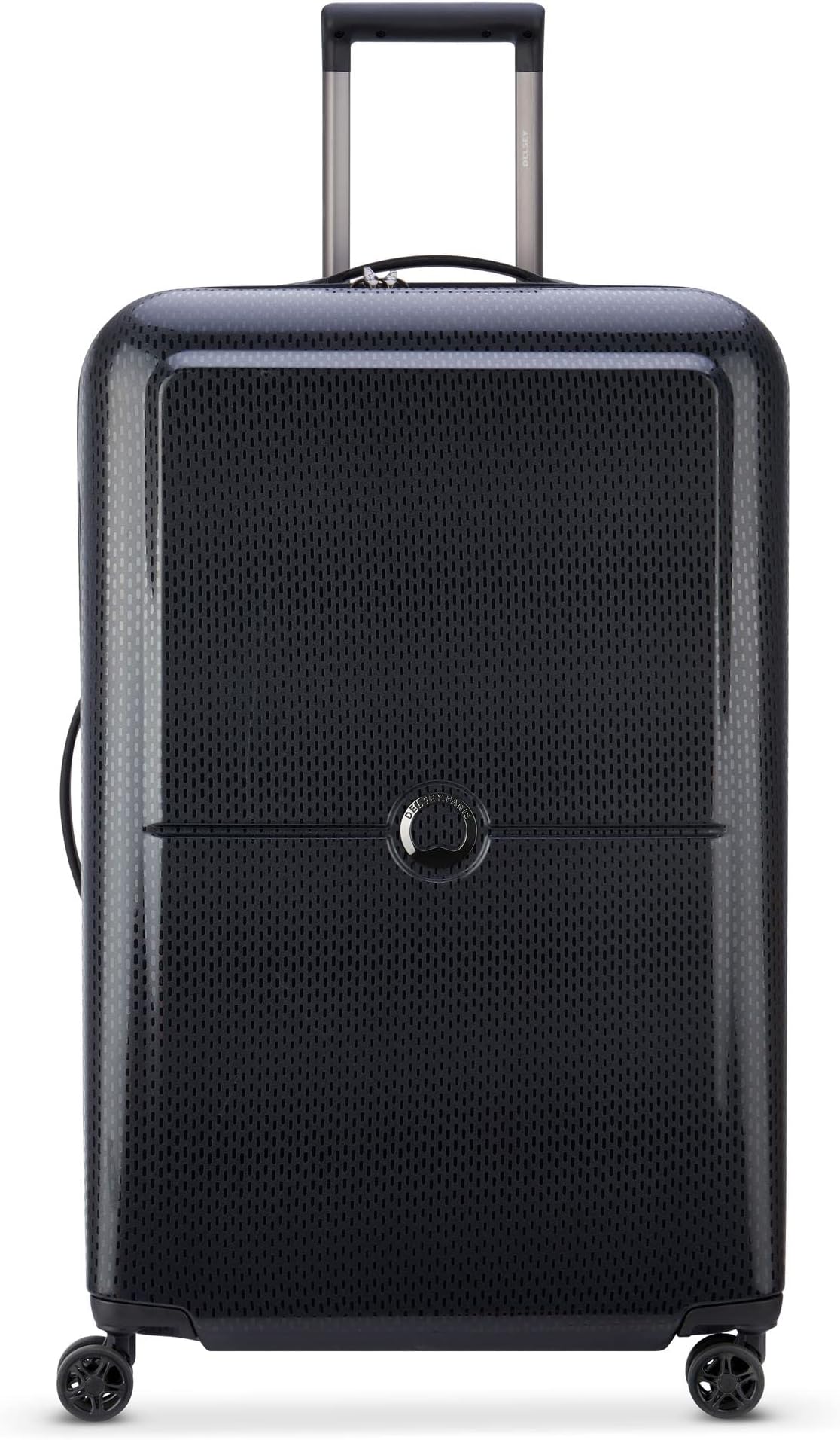 DELSEY PARISBlack TURENNE Hard Large Checked Luggage 75CM