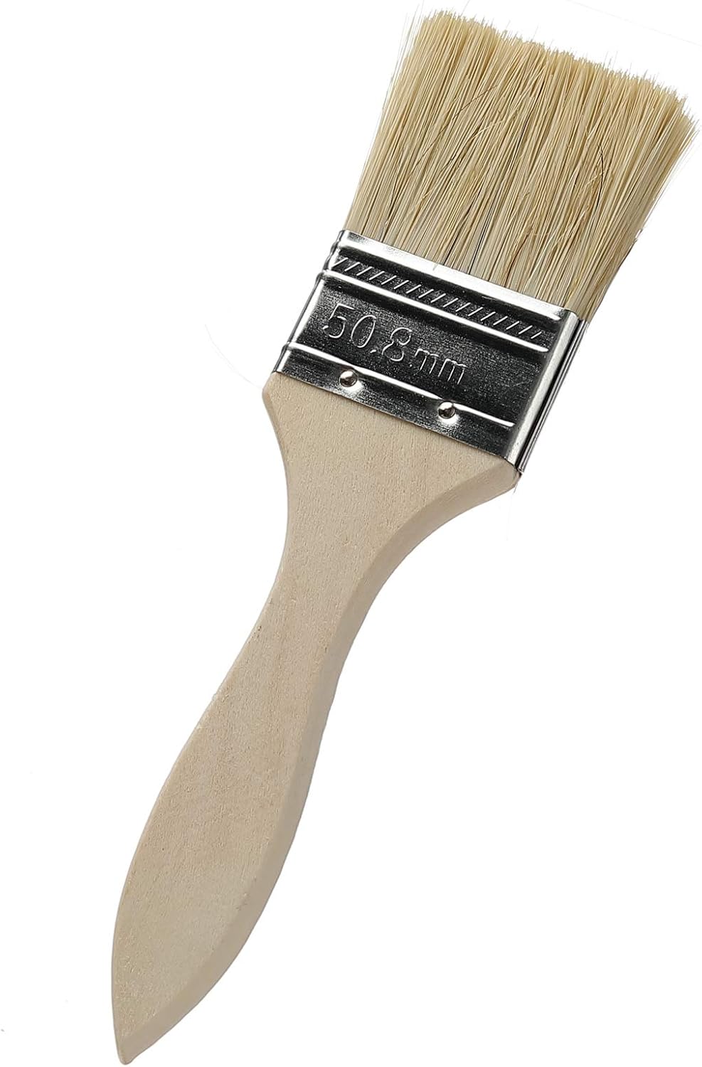 Chip Paint Brushes, 24 Pack 2” Reusable Small Bristle Paint Brushes with White Poplar Handle for Trim, Stain, Glues, Gesso in Painting and Varnishing Projects - - 