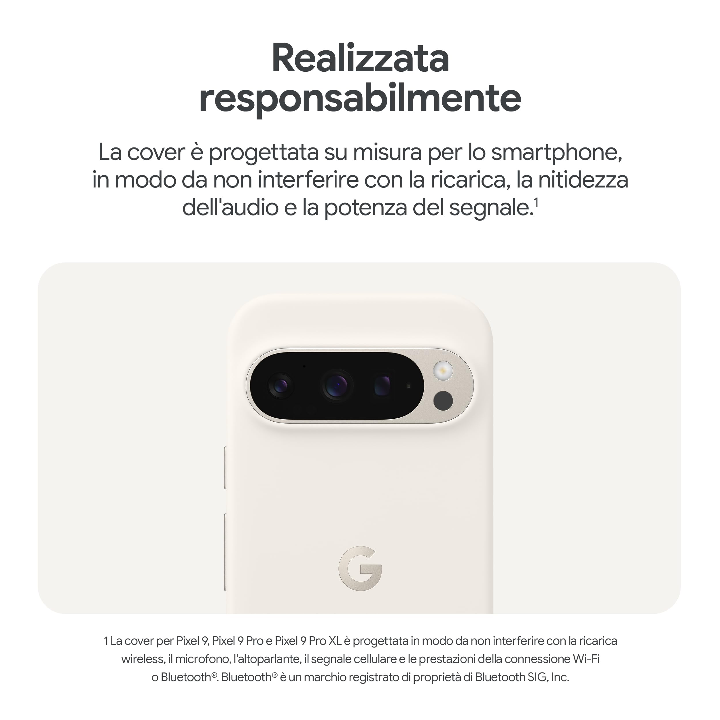Funda per cellulare Google Cover Case Plastica Silicone Nera Resistente per Pixel 9a