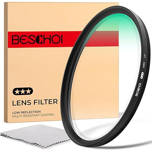 Beschoi 43mm MRC UV Protection Filter 30 Layer Multi-Resistant Nano Coatings/HD Optical Glass/Water Repellent/Scratch Resistant/Aluminum Alloy Ultra Slim Frame/Ultraviolet Filter