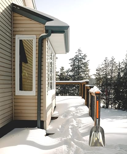 Miniatura 7 de Ashman - Pala de excavación resistente (paquete de 1) de 41 pulgadas con hoja de zanja y mango cómodo, ideal para jardín, paisajismo, construcción y