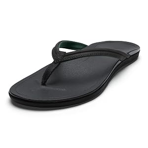 OLUKAI Hoopio Malua Womens Water Friendly Sandals Flip Flops for Beach Everyday Arch Support Comfort Fit