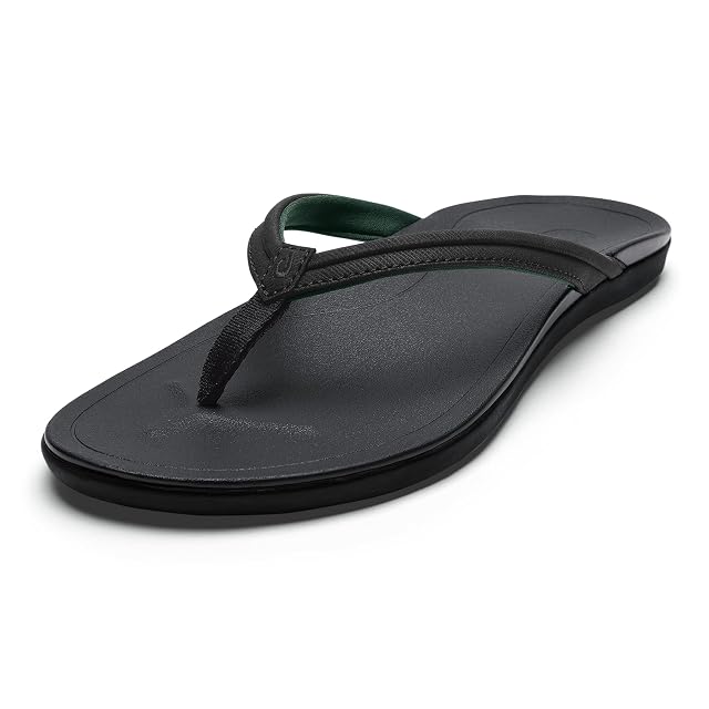 OLUKAI Hoopio Malua Womens Water Friendly Sandals Flip Flops for Beach Everyday Arch Support Comfort Fit