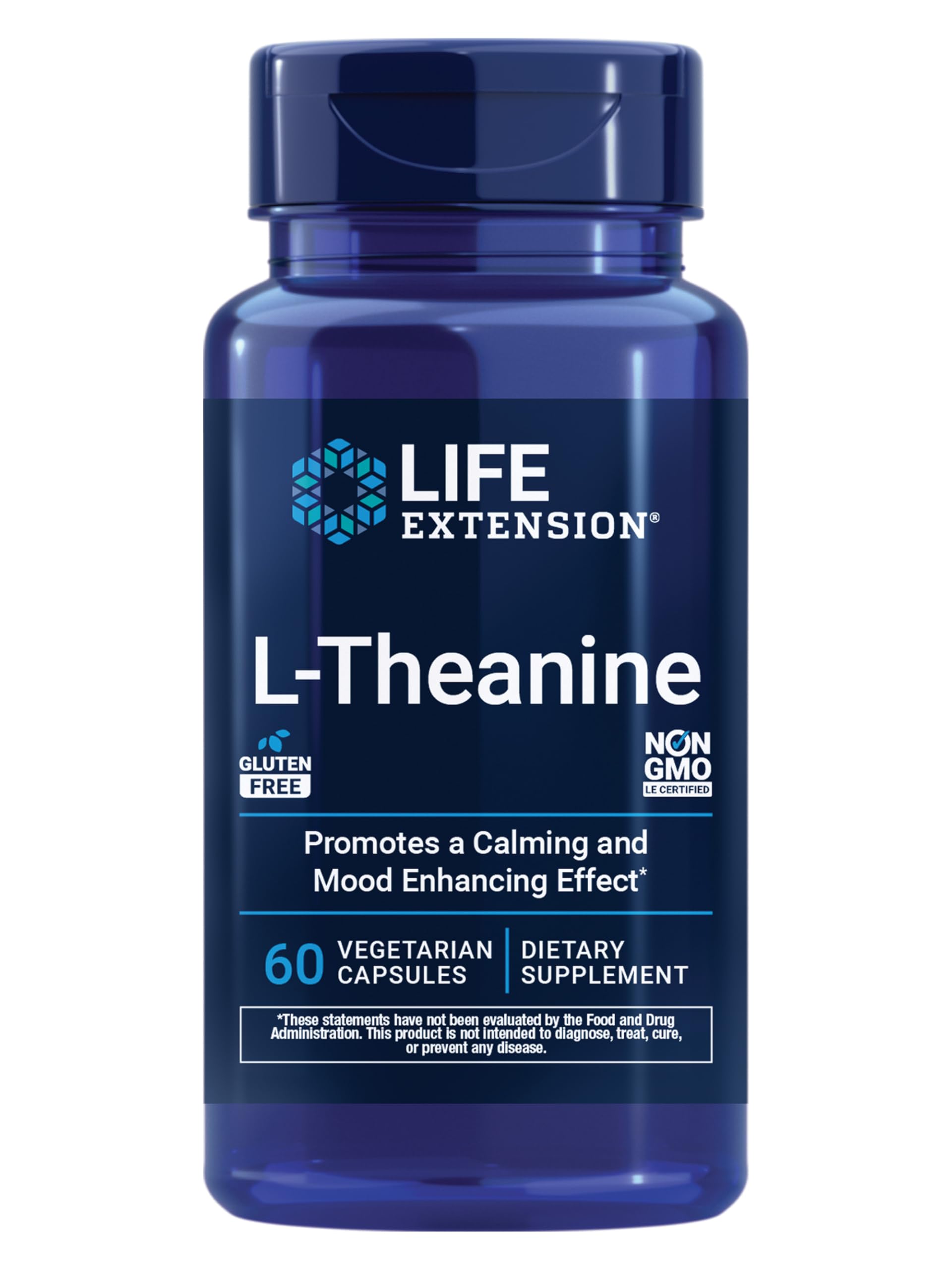 L-Theanine, 100 mg 60 Vegetarian Capsules