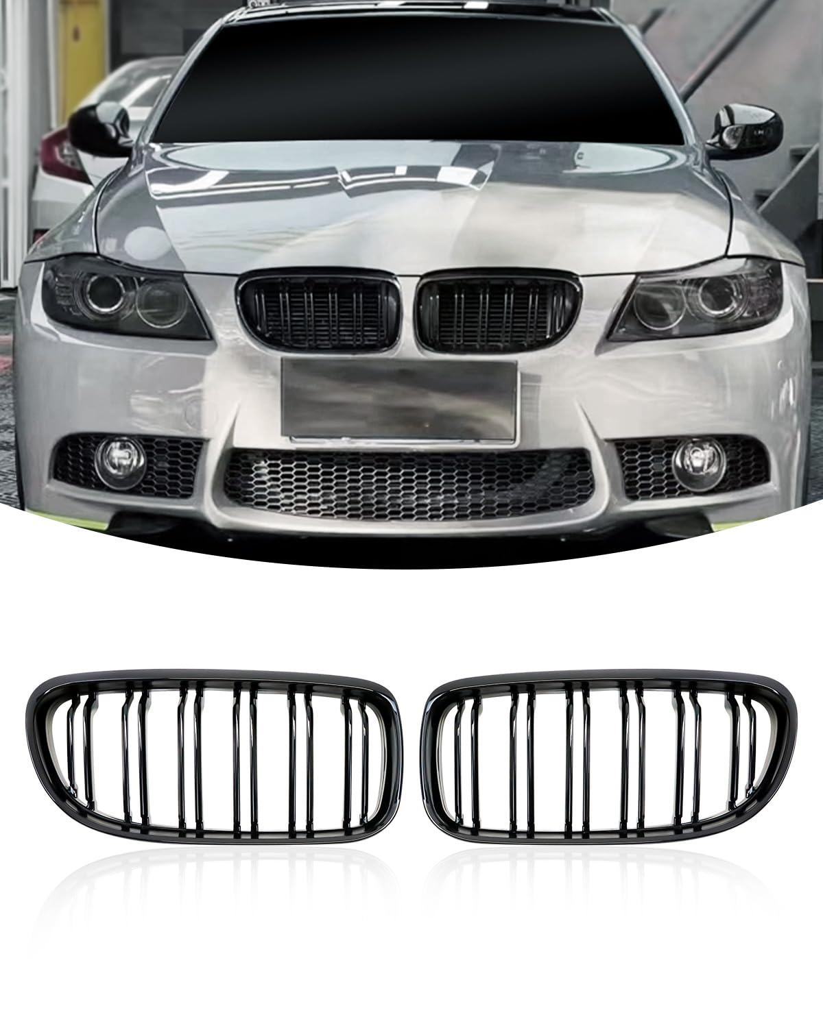シルキーシャークプロジェクト BMW E90/E91 前期 フロントサイド 