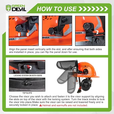 GREEN DEVIL Replacement Metal Mesh Face Shield Matrix FB Series