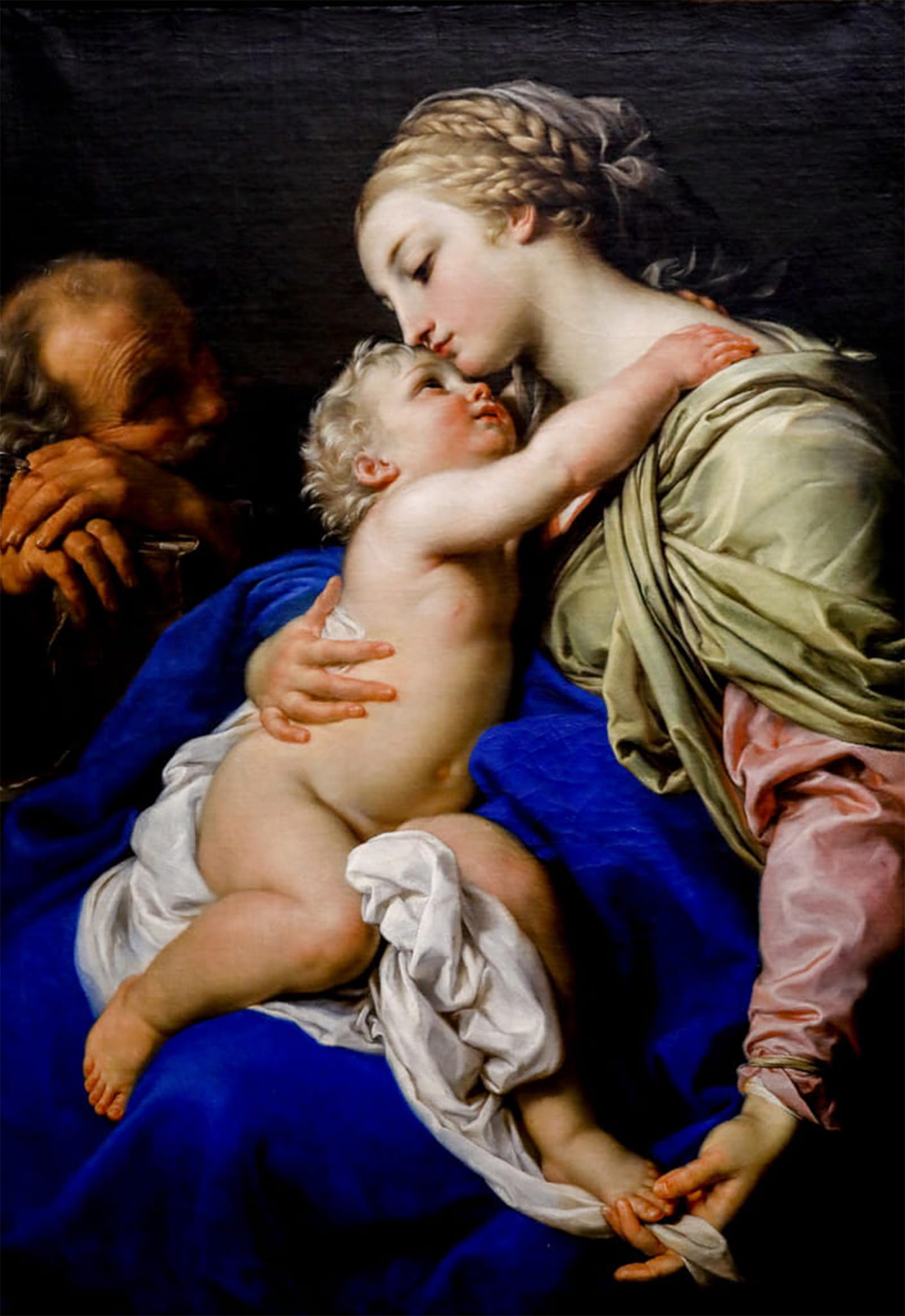 POSTERIIk Famous Print Pop Art Wall Art Graffiti the Holy Family by Pompeo Girolamo Batoni Art Prints for Home Decor 60x90cm