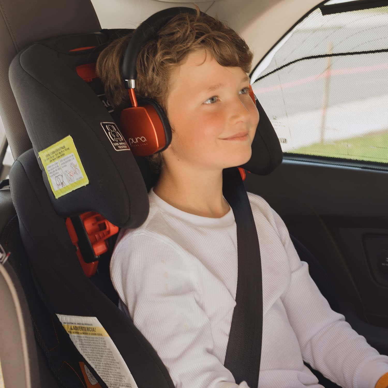 Free Shipping Offer Puro Sound Labs PuroQuiets Volume Limited On-Ear Active Noise Cancelling Bluetooth Headphones – Lightweight Headphones for Kids with Built-in Microphone – Safer Sound Studio-Grade Quality (Red)