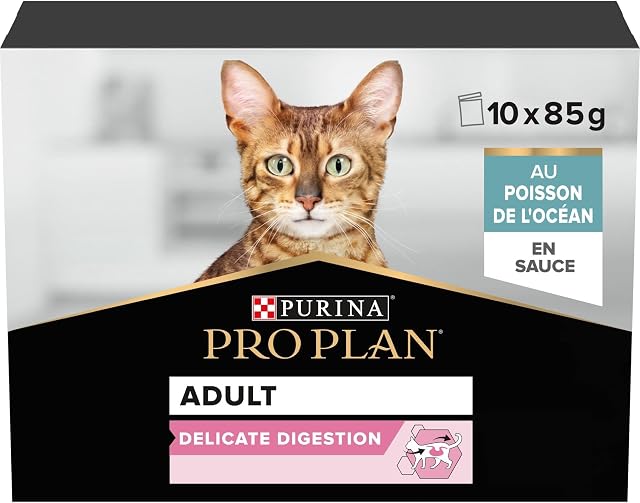 Pro Plan Cat Delicate Fish 10 x 85g