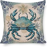 Vista 29 de Funda de cojín de pulpo costero para exteriores, decoración moderna de 18 x 18 pulgadas, decoración náutica costera de playa, casa, vida marina