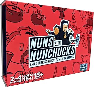 Rookie Mage Games Nuns with Nunchucks | Battle for World Domination in This Hilarous Card Game for Adults