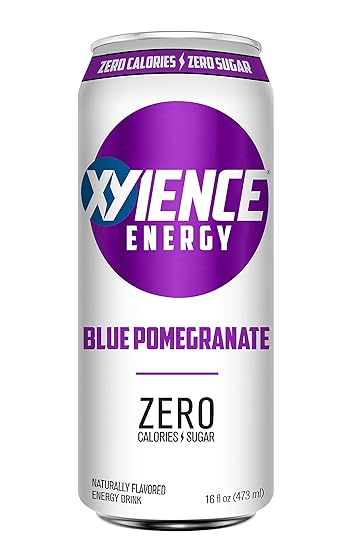 Amazon Com Xyience Energy Drink Blue Pomegranate Sugar Free Zero Calories Natural Flavors Vitamin Fortified 16 Fl Oz Pack Of 12 Grocery Gourmet Food