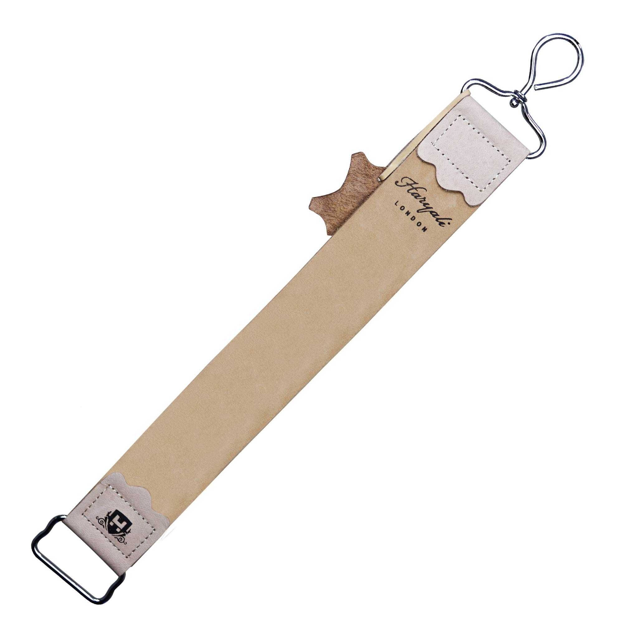 Haryali LondonPremium Leather Sharpening Strop Belt Stropping Sharpener for All Kind of Knives & Straight Razor Edges