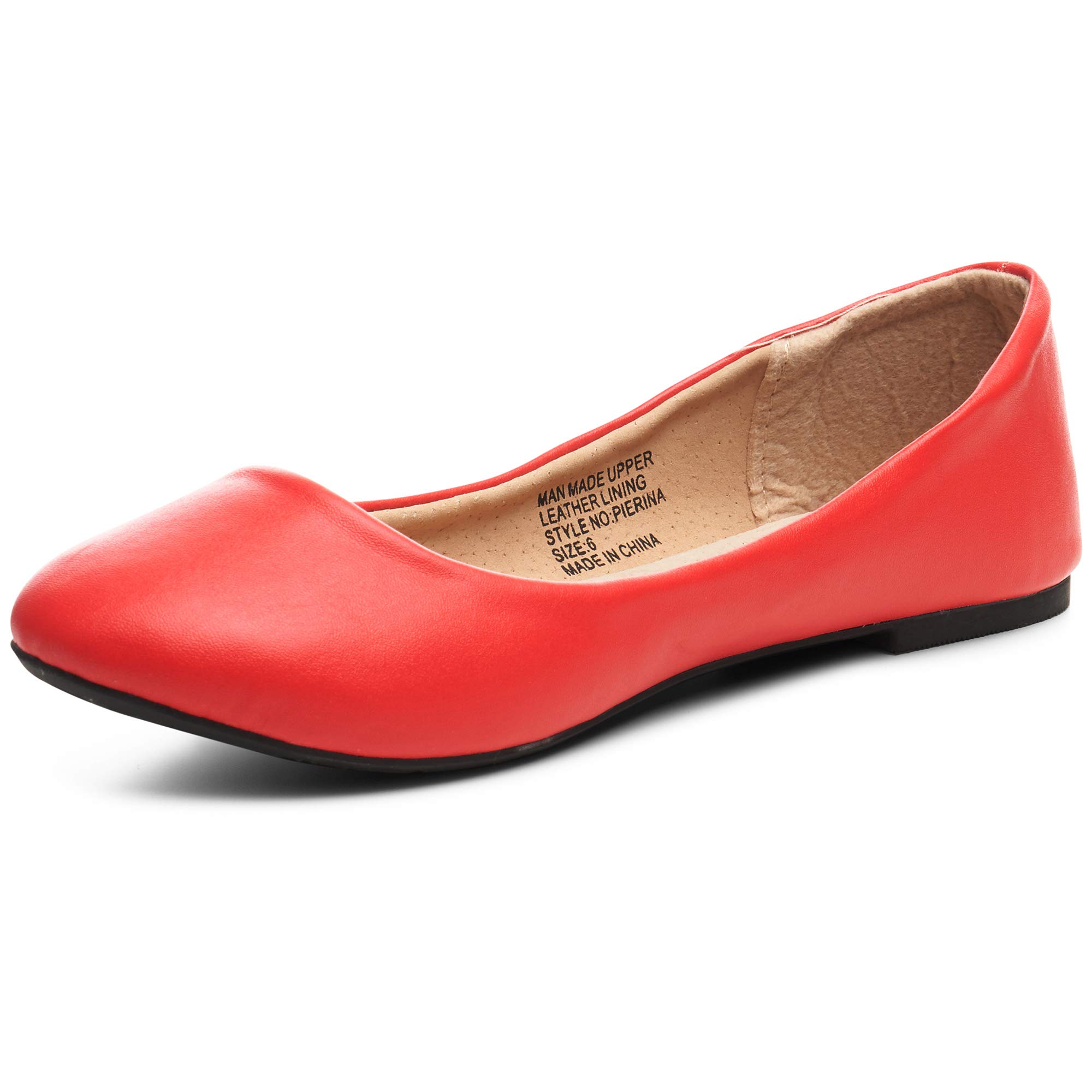 Womens Pierina Round Toe Ballet Flats
