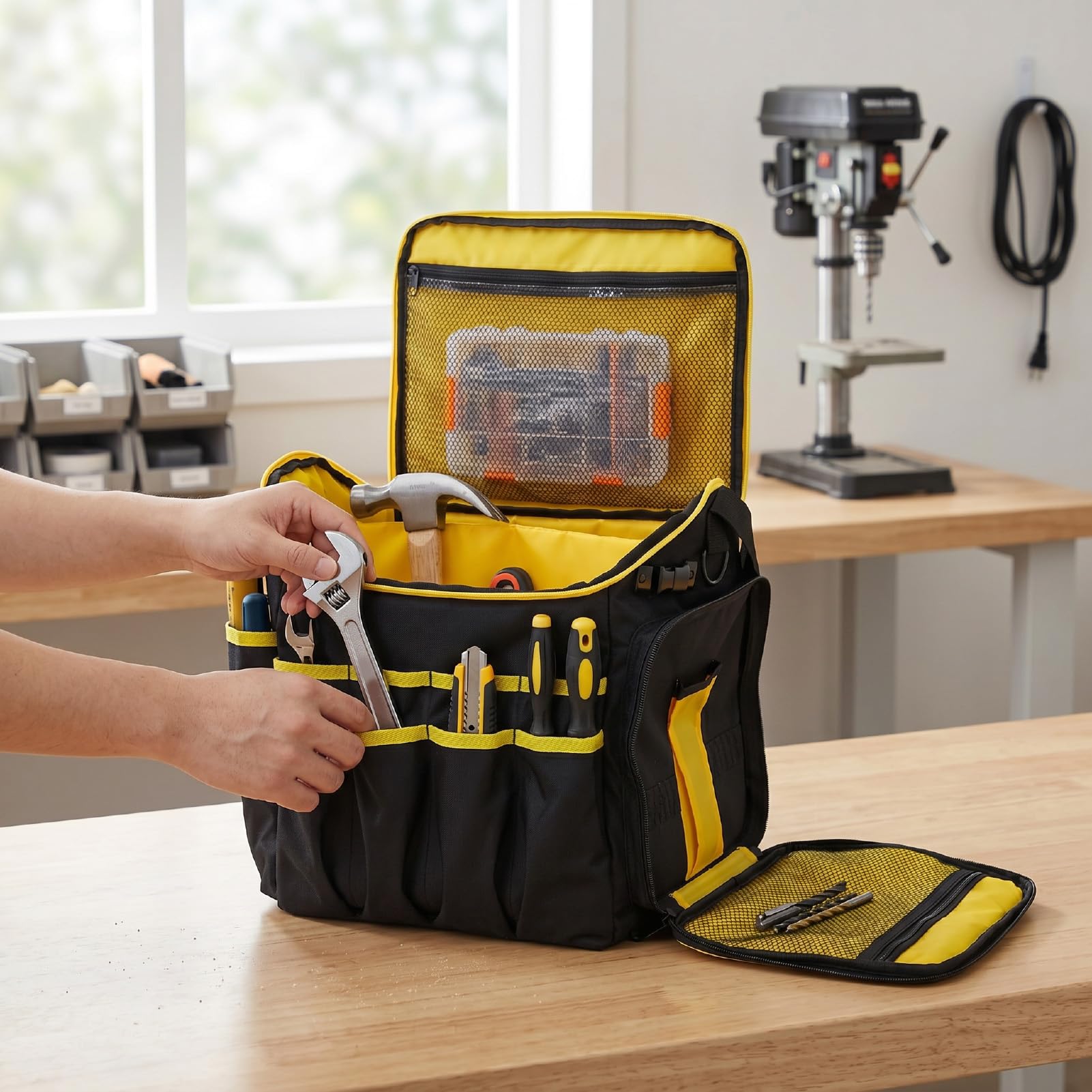 Naroote Organizzatore di Attrezzi per Cantieri, 8 Tasche Frontali