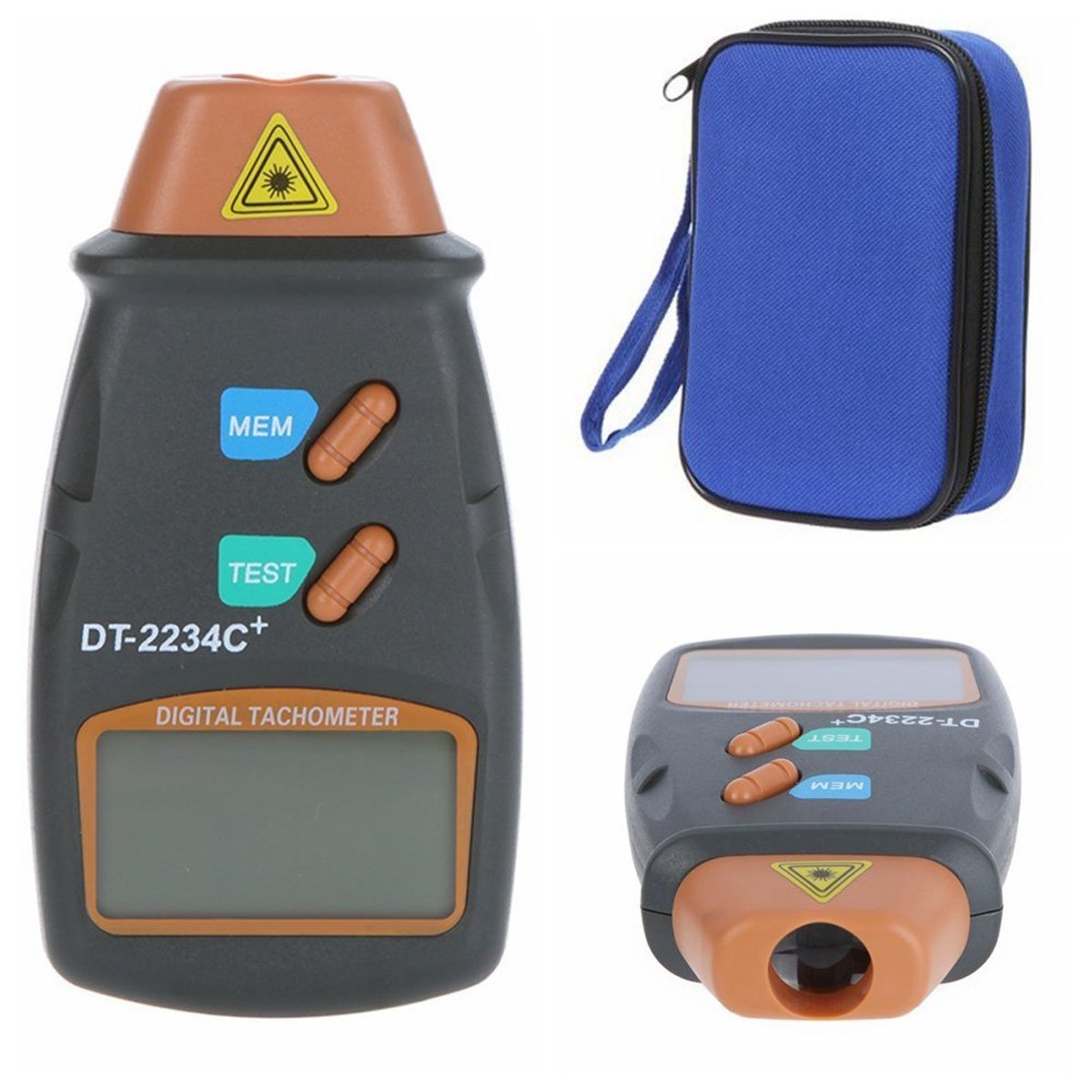 NAMVO Professional Digital Tachometer, Digitaler Laser Optischer Tachometer, Berührungsloser Drehzahlmesser