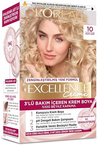 L'Oreal Paris Excellence Creme 10 Açık Sarı Saç Boyası