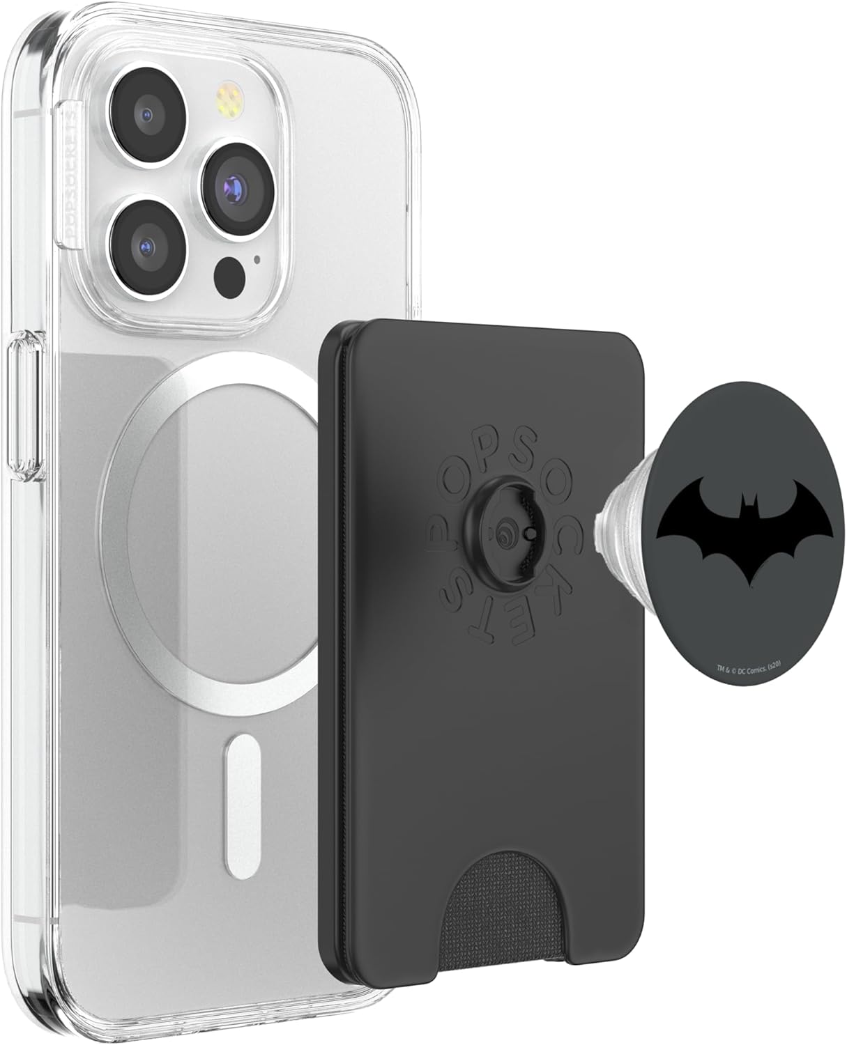 Batman Hush Logo PopSockets PopWallet for MagSafe