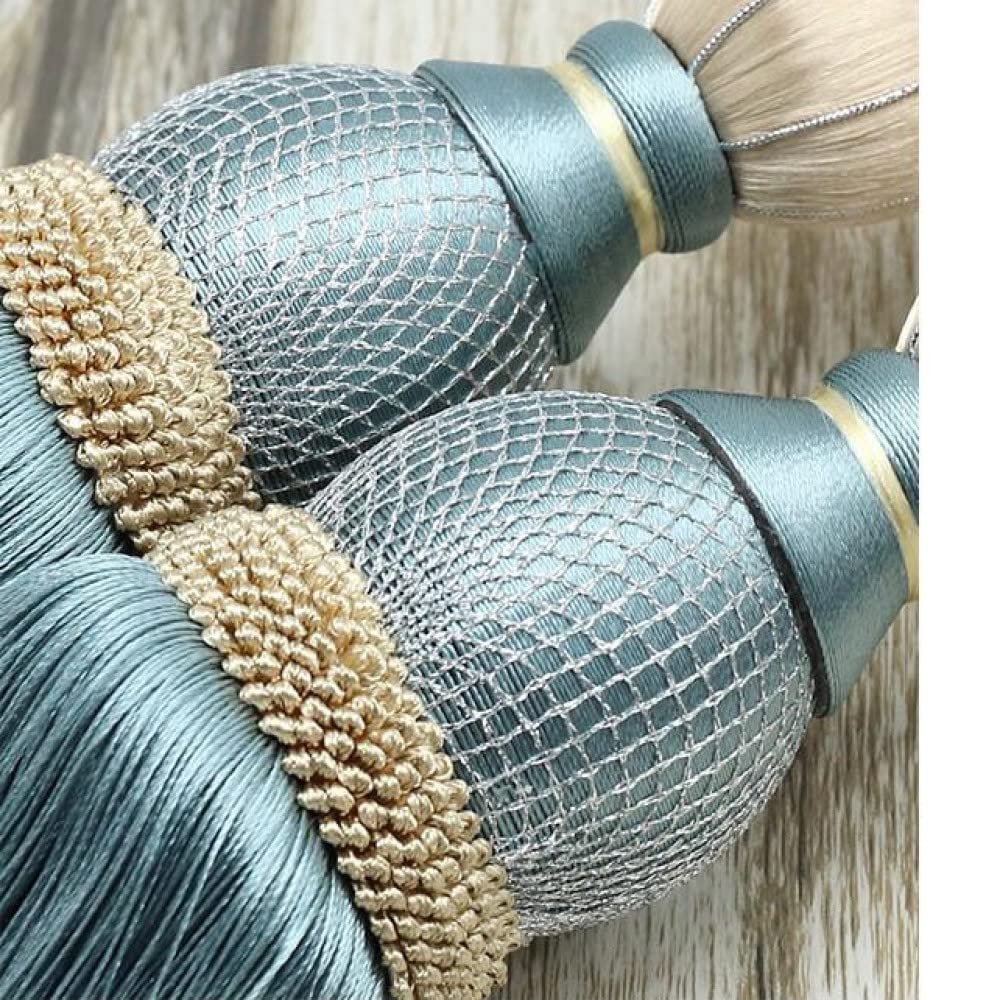 Corde à Rideau, Pompons, Support de Rideau en Forme de Balle de Tennis, Ceintures suspendues, Cordes, Clips, Attache, Embrasse, Accessoires pour Rideaux, 11(4)