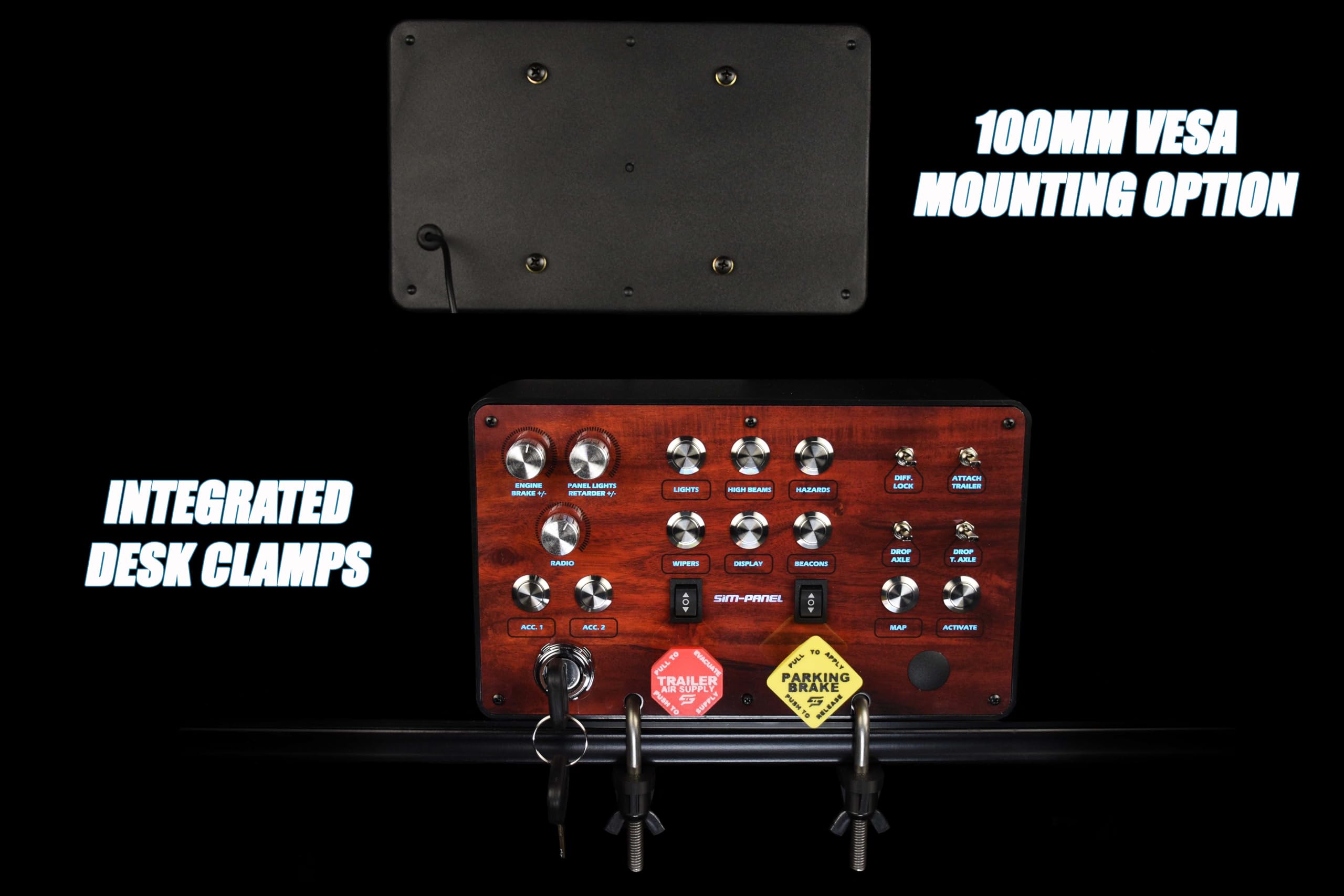 Snapklik.com : Sim-Panel Classic 2 Button Box For ATS/ETS2