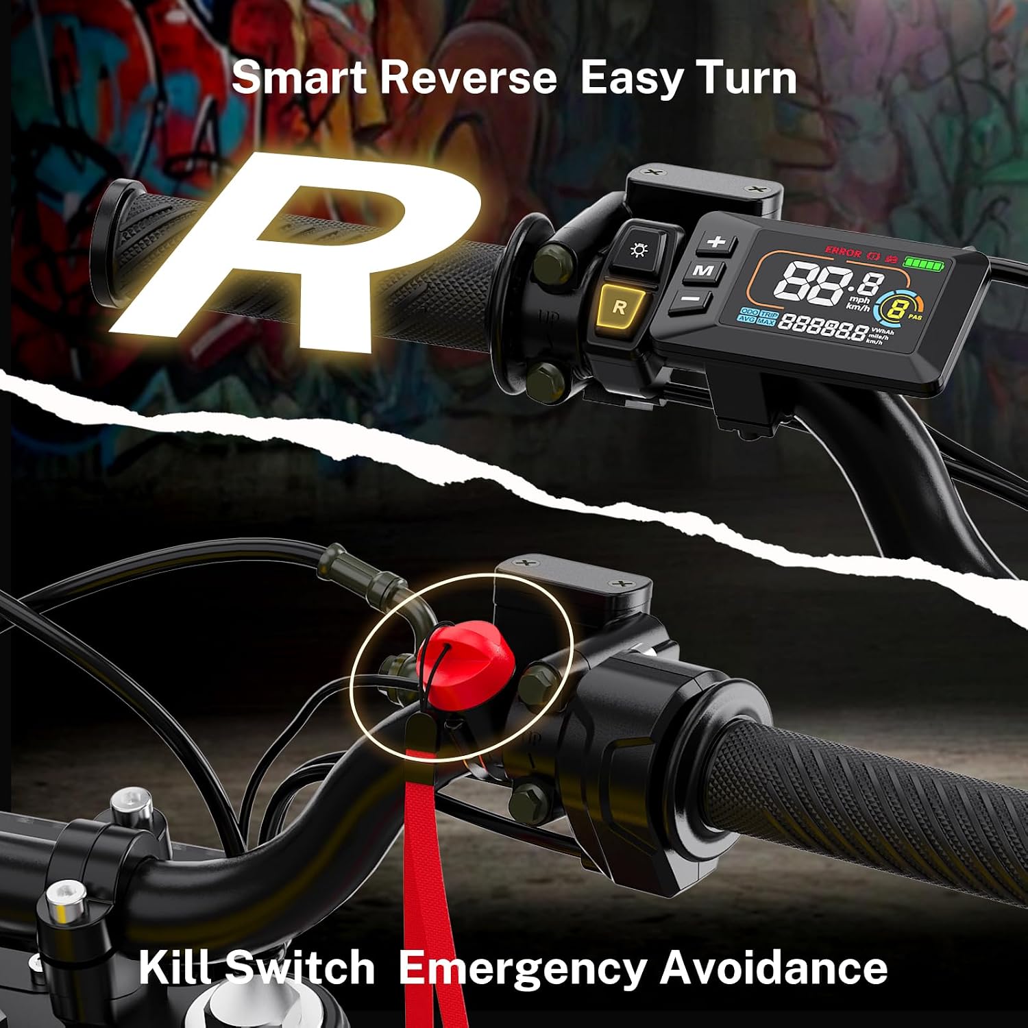  Electric Dirt Bike, 4160W 1352WH Electric Motorcycle, Up to 45 MPH thumbnail