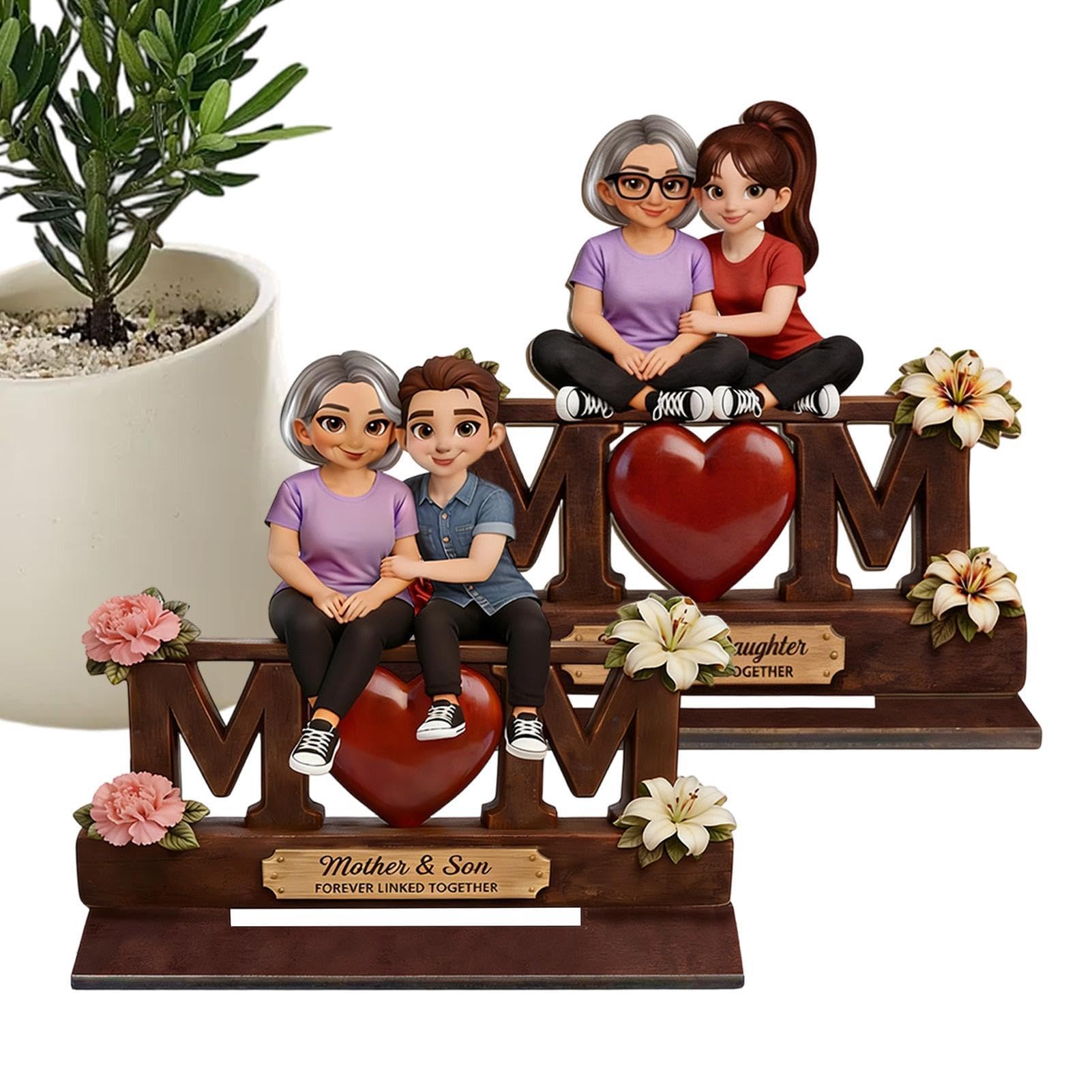 Detalle de madera Día de la Madre para sorprender a mamá en su fiesta