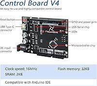 Vista 3 de Freenove Kit de inicio definitivo con tablero V4 (compatible con Arduino IDE), tutorial detallado de 274 páginas, 217 artículos, 51 proyectos