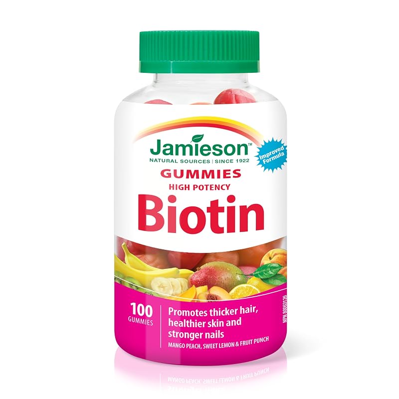 Jamieson Gomas de Biotina 2.500 mcg, 100 gomas