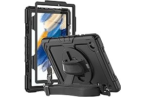 Herize Case for Samsung Galaxy Tab A8 10.5 with Screen Protector and Pencil Holder