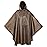 USGI Industries Military Style Poncho | Lightweight Tactical Multi Use Rip Stop Camouflage Rain Poncho | Perfect for Hiking, Hunting, Emergency Tent, Survival (Coyote)