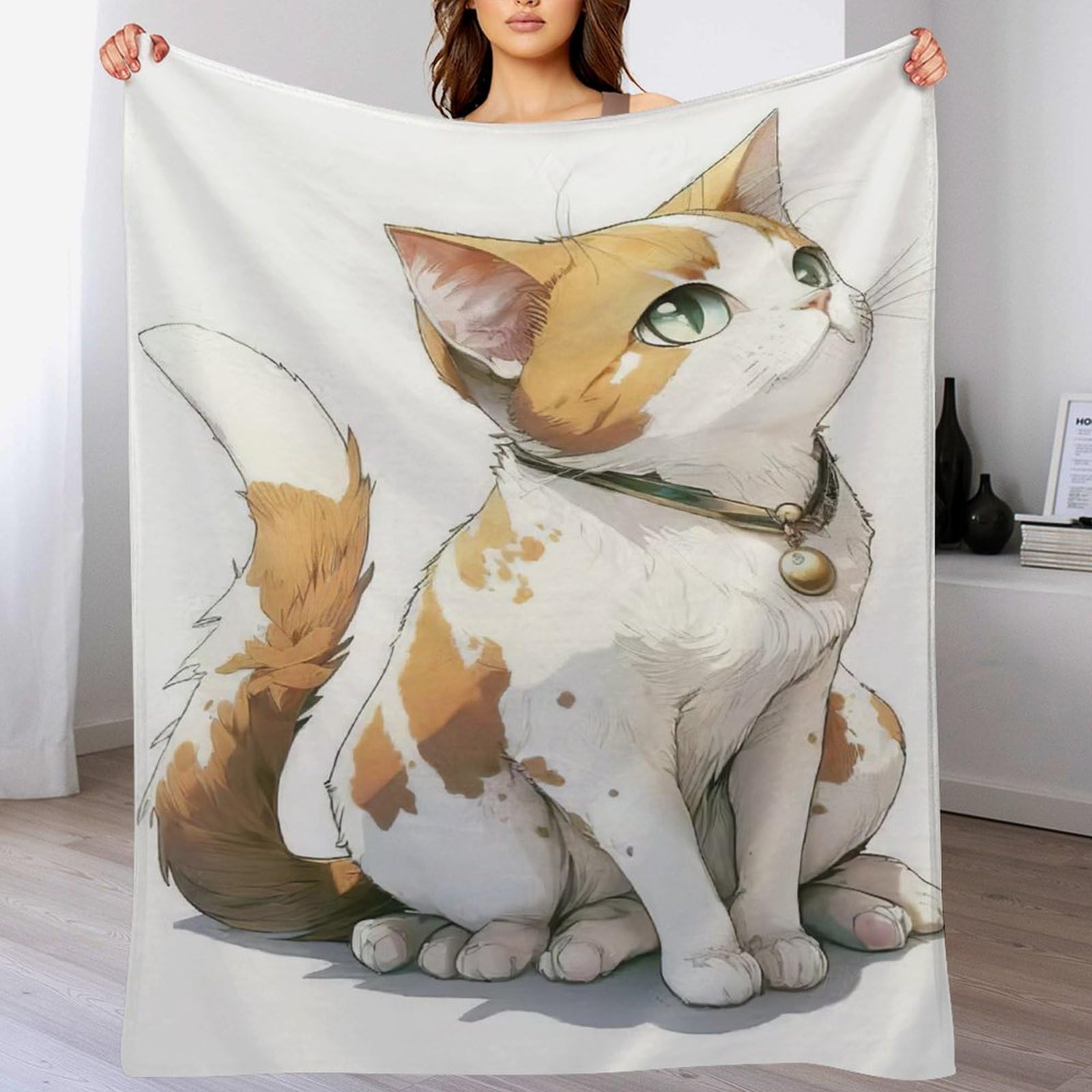 Couverture chat pour canapé lit résolvant le manque de douceur