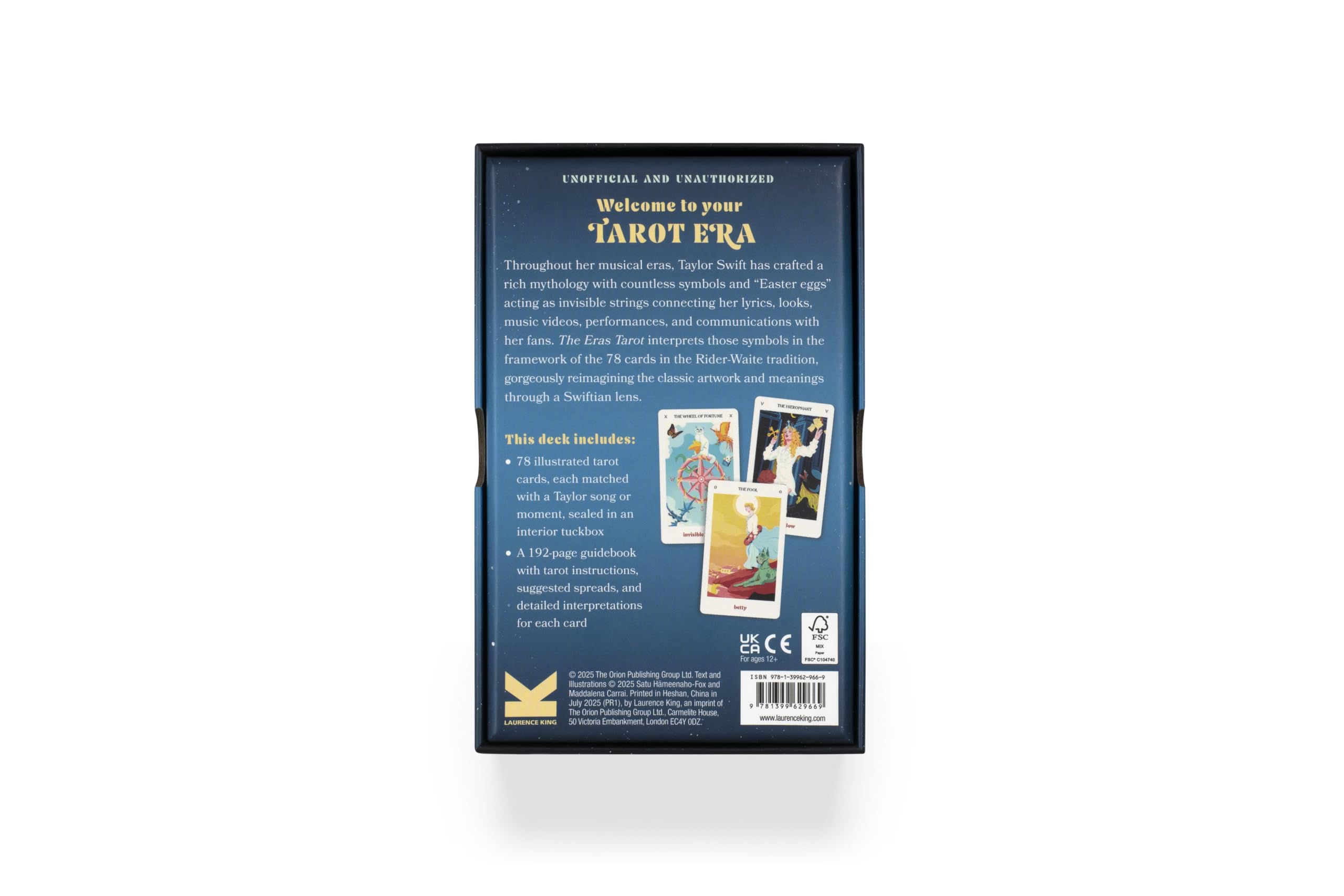 The Eras Tarot: A Deck and Guidebook Tribute to the Magic of Taylor Swift (Unofficial and Unauthorized)