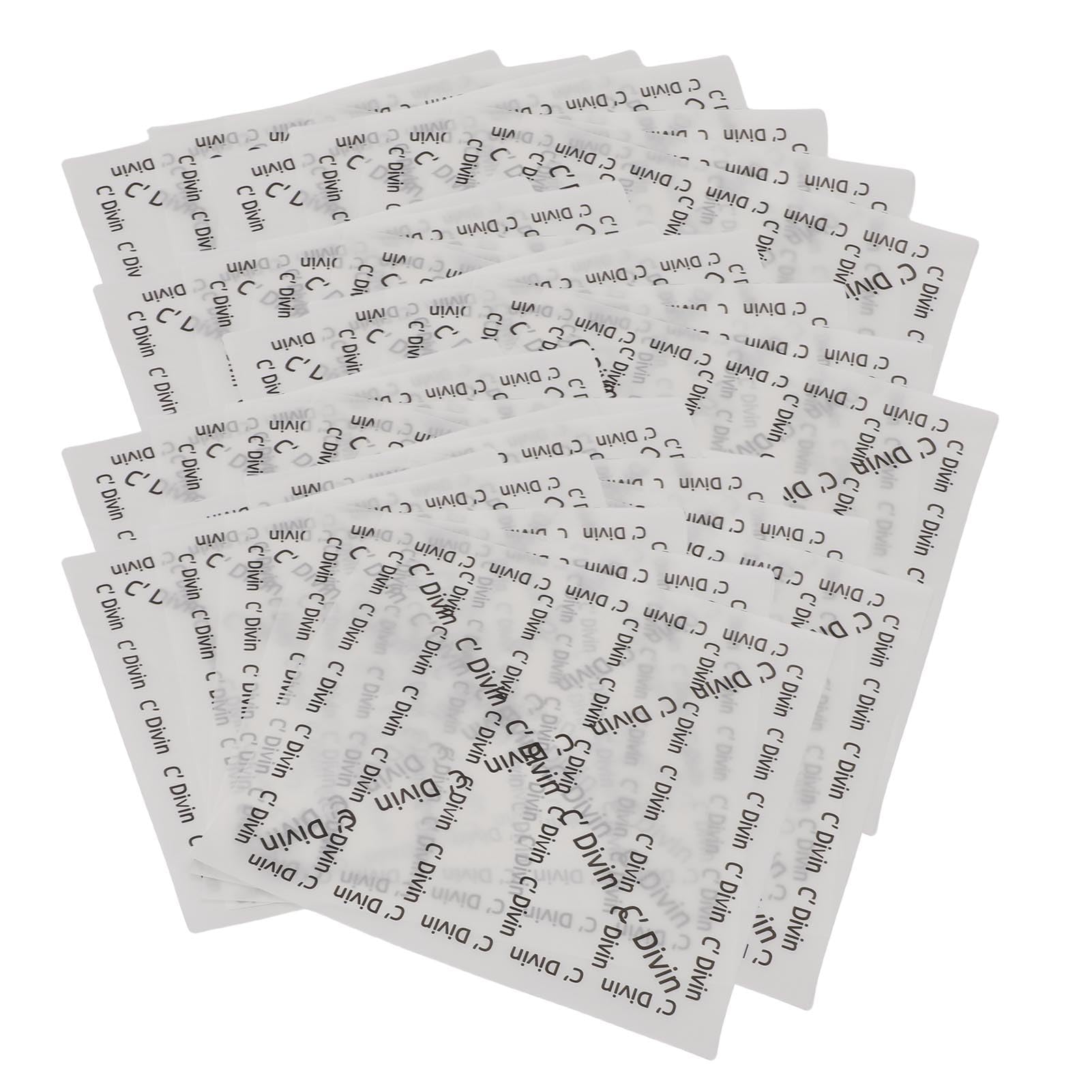 Papier do Pakowania Wysokiej ści Papier Delikatesowy z 500 Arkuszami Odporny na Tłuszcz, Nieprzywierający, do Serwowania, Pieczenia, Smażenia i Pakowania (Białe litery)