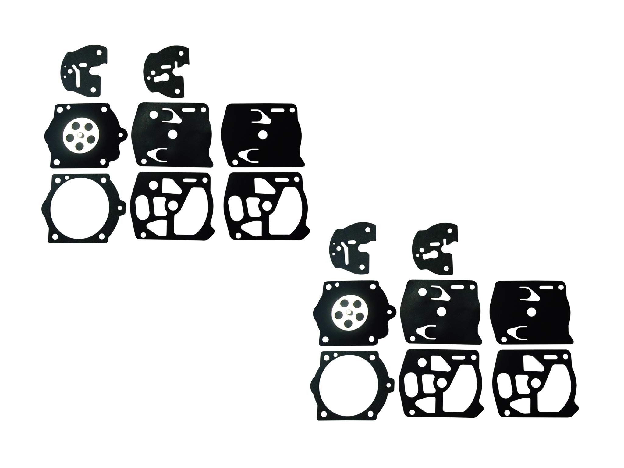 C·T·S Carburetor Gasket and Diaphragm Kit Replaces Walbro D10-WS For Stihl 051 076 Partner S50 F55 F65 P7000 K1200 (Pack of 2)